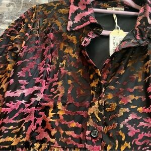 JODIFL Multicolor Animal Print Blouse